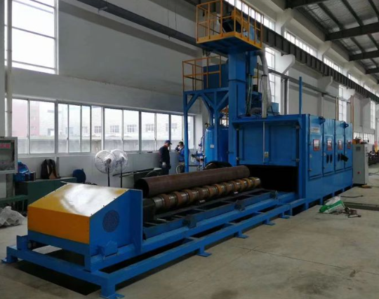 蓟州喷砂机在管道除锈中的现场施工应用